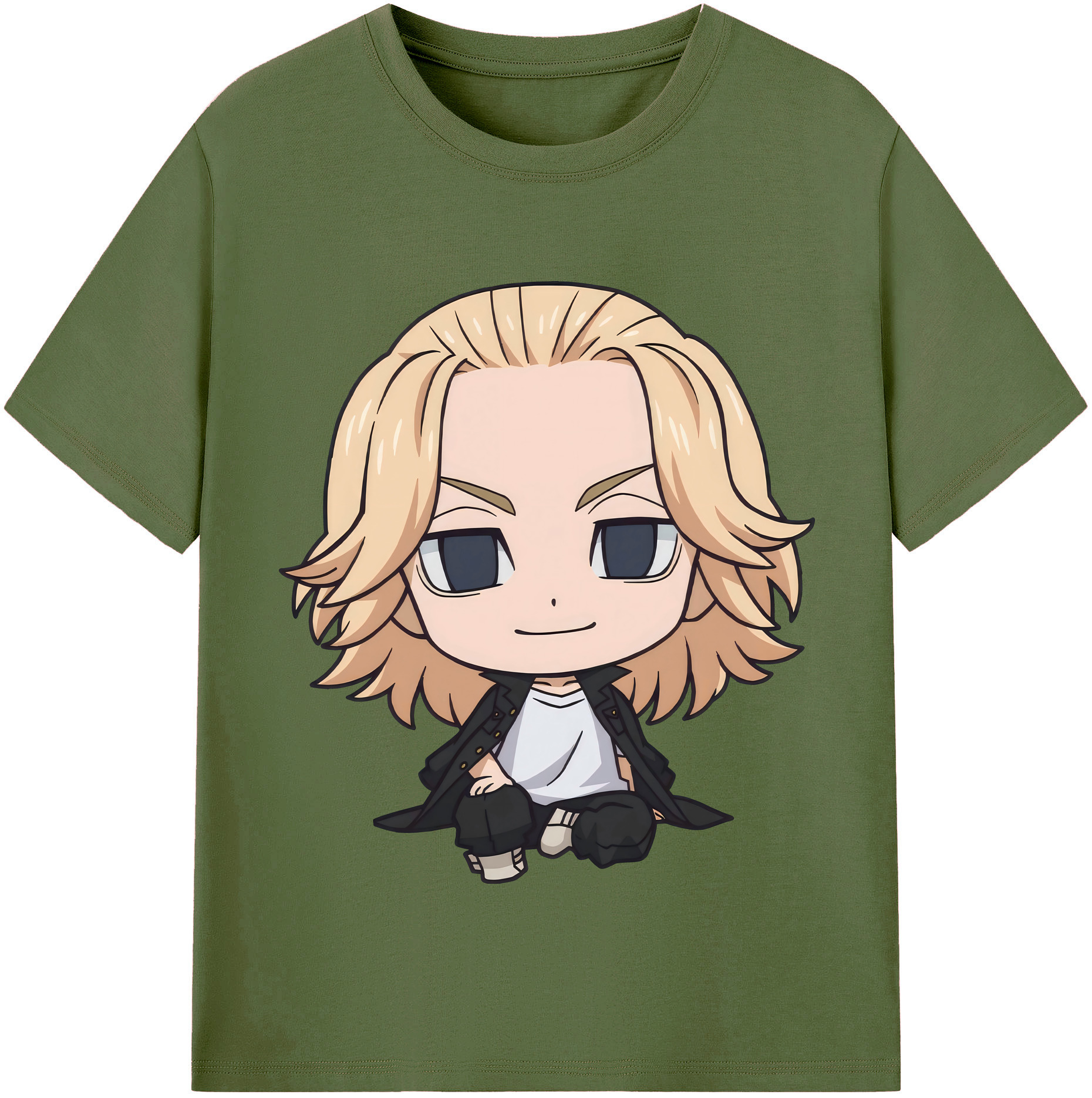 （画像用） 東京リベンジャーズ Tokyo Revengers 綿100％半袖Tシャツ（フロントプリント）